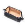 Black Leather Wash Bag - Image 3