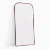 Oversized Wide Arch Wood Floor Mirror Weight (35x72): - Image 3